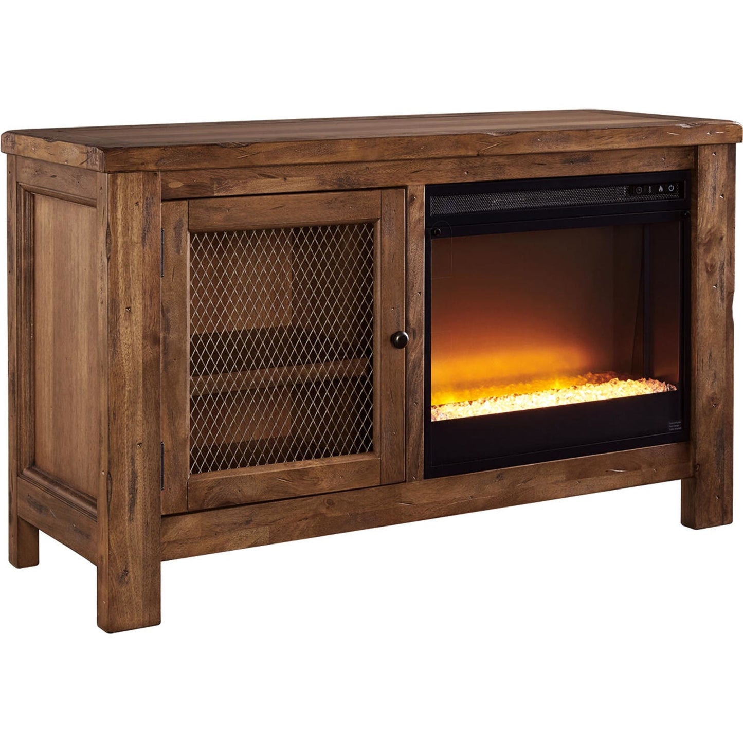 Accessoires de divertissement : insert de cheminée avec verre concassé