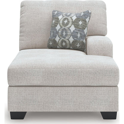 Canapé d'angle 3 pièces exclusif Rodington avec double méridienne