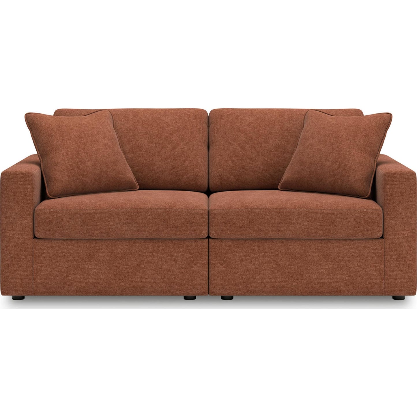 Canapé d'angle modulaire Modmax 6 pièces avec méridienne et console de rangement