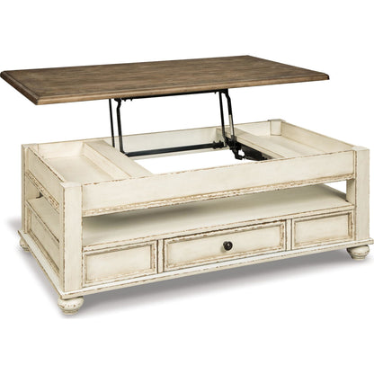 Table basse Realyn avec plateau relevable