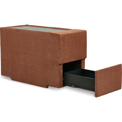 Canapé d'angle modulaire Modmax 5 pièces avec consoles audio et de rangement