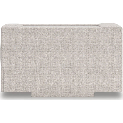 Canapé d'angle modulaire 4 pièces exclusif à Omaha, avec système audio et méridienne