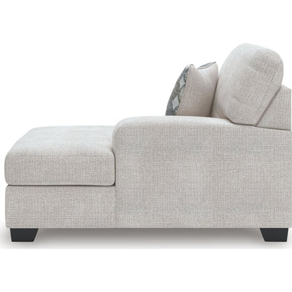 Canapé d'angle 3 pièces exclusif Rodington avec double méridienne