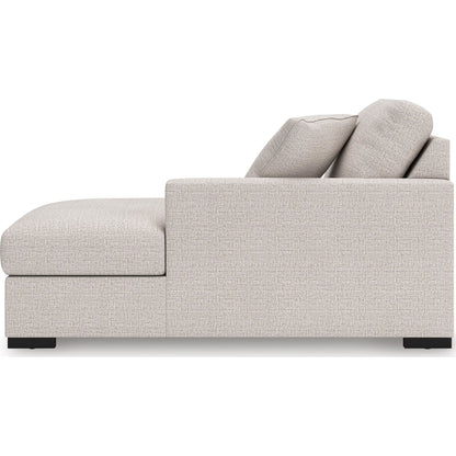 Canapé d'angle modulaire 4 pièces exclusif à Omaha avec double méridienne