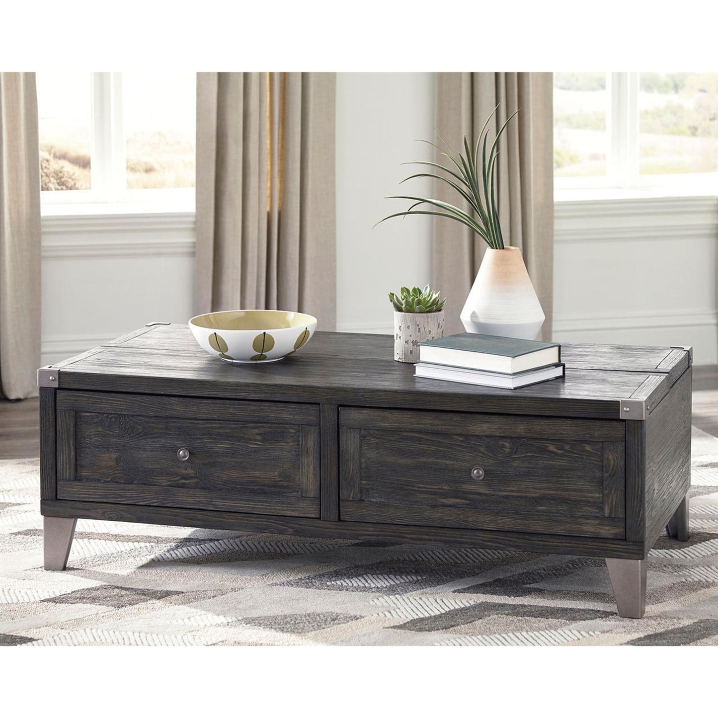 Table basse Todoe avec plateau relevable