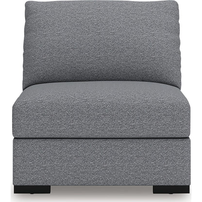 Canapé d'angle modulaire 8 pièces exclusif à Omaha, avec système audio et rangement