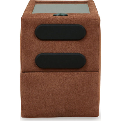 Canapé d'angle modulaire Modmax 5 pièces avec console audio