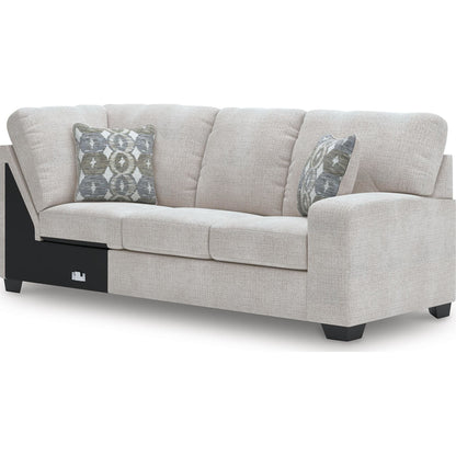 Canapé d'angle 3 pièces exclusif Rodington avec méridienne