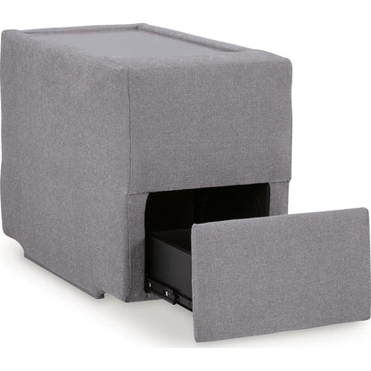 Canapé d'angle modulaire Modmax 5 pièces avec consoles audio et de rangement