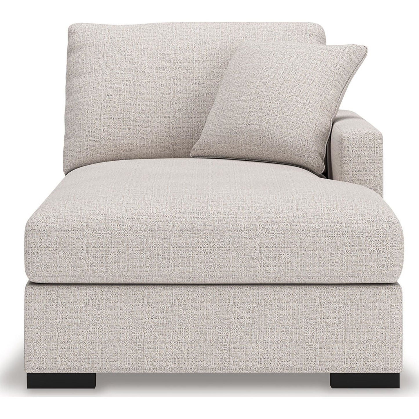 Canapé d'angle modulaire 8 pièces exclusif à Omaha avec double méridienne. Système audio et rangements.