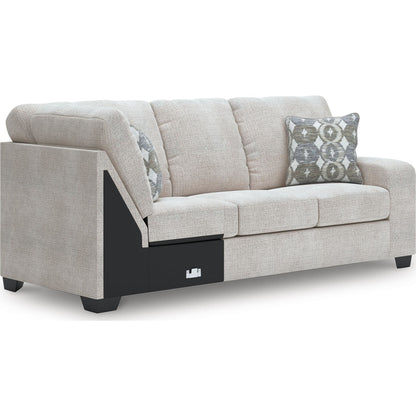 Canapé d'angle 3 pièces exclusif Rodington avec méridienne