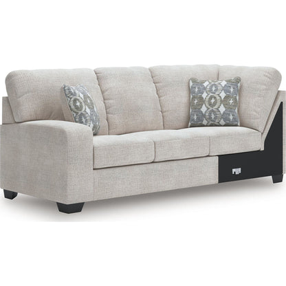 Canapé d'angle 3 pièces exclusif Rodington avec méridienne