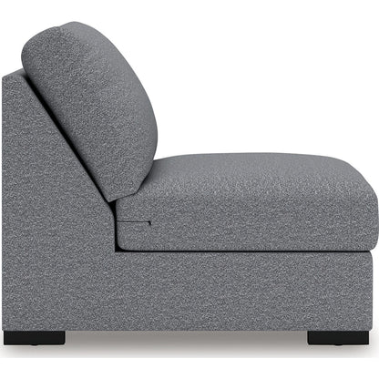 Canapé d'angle modulaire 8 pièces exclusif à Omaha, avec système audio et rangement