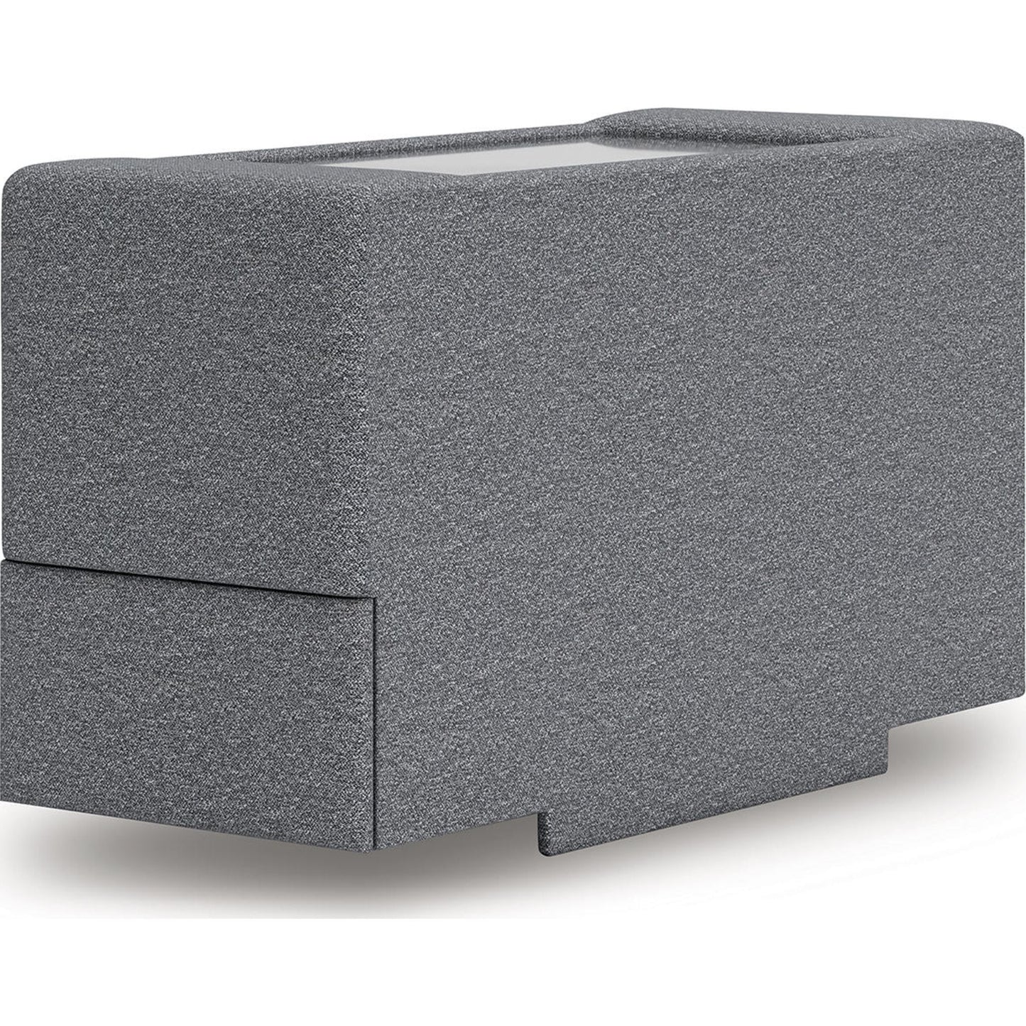 Canapé d'angle modulaire 8 pièces exclusif à Omaha, avec système audio et rangement