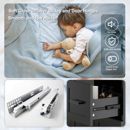 Ensemble meuble-lavabo Wavy Line 30/36/48 avec lavabo et robinet