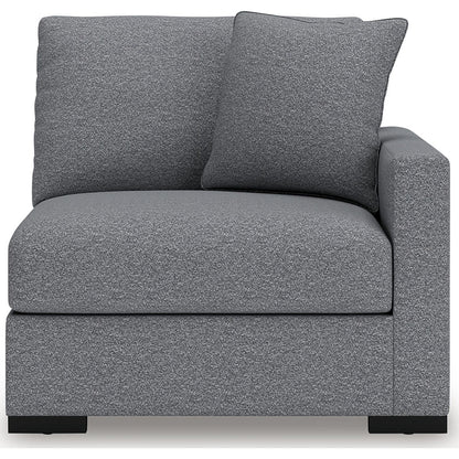 Canapé d'angle modulaire 3 pièces exclusif à Omaha avec rangement