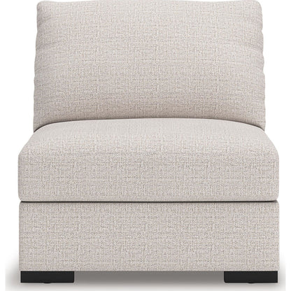 Canapé d'angle modulaire 5 pièces exclusif à Omaha avec double méridienne et double rangement