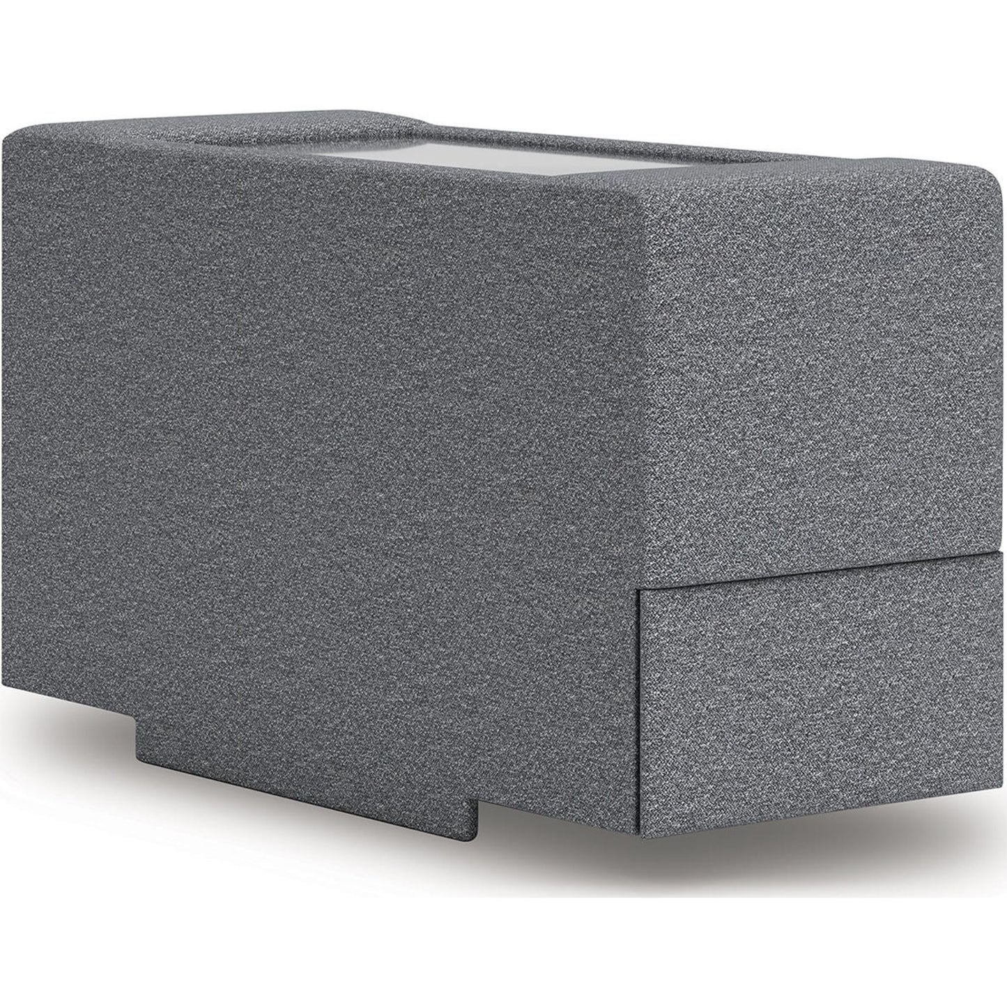 Canapé d'angle modulaire 8 pièces exclusif à Omaha, avec système audio et rangement