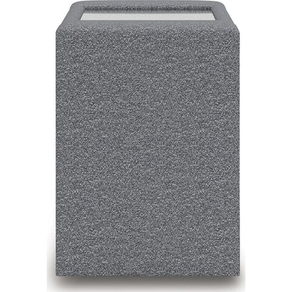 Canapé d'angle modulaire 8 pièces exclusif à Omaha, avec système audio et rangement