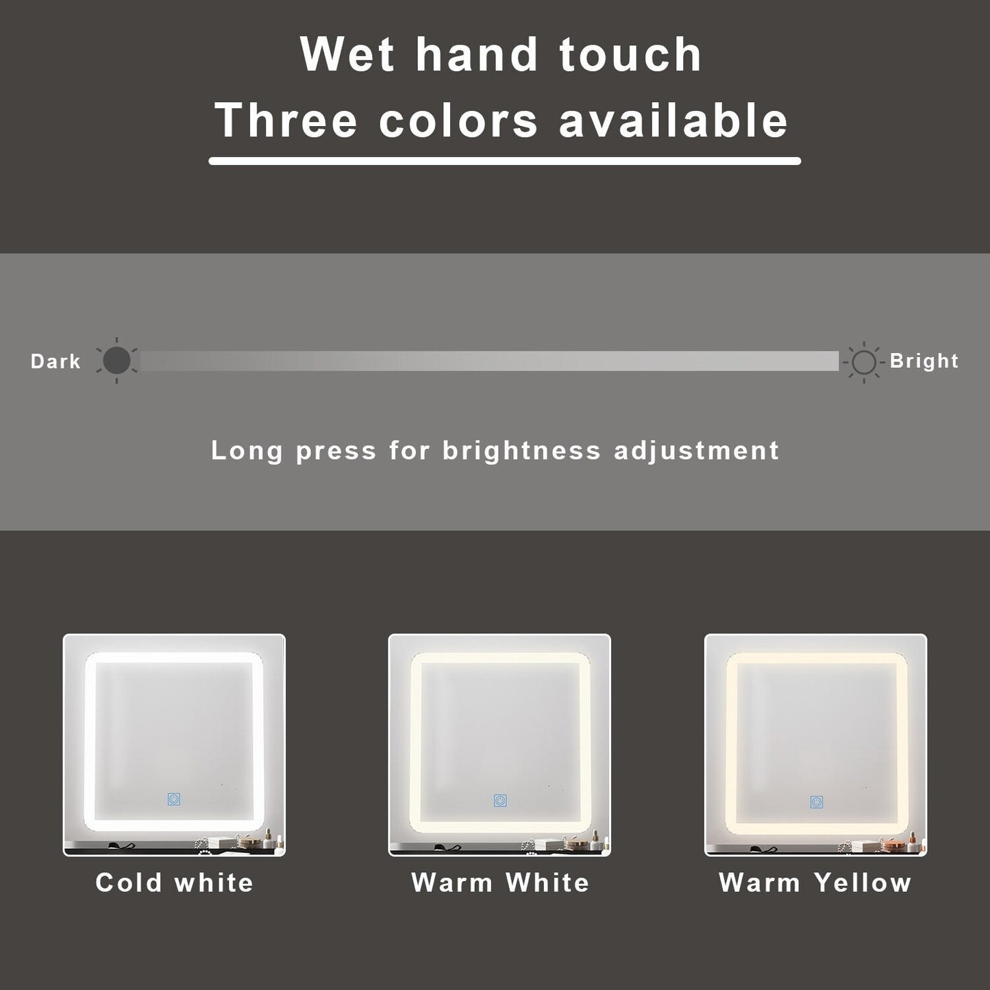 Ensemble coiffeuse de 100 cm de large avec tabouret et miroir.