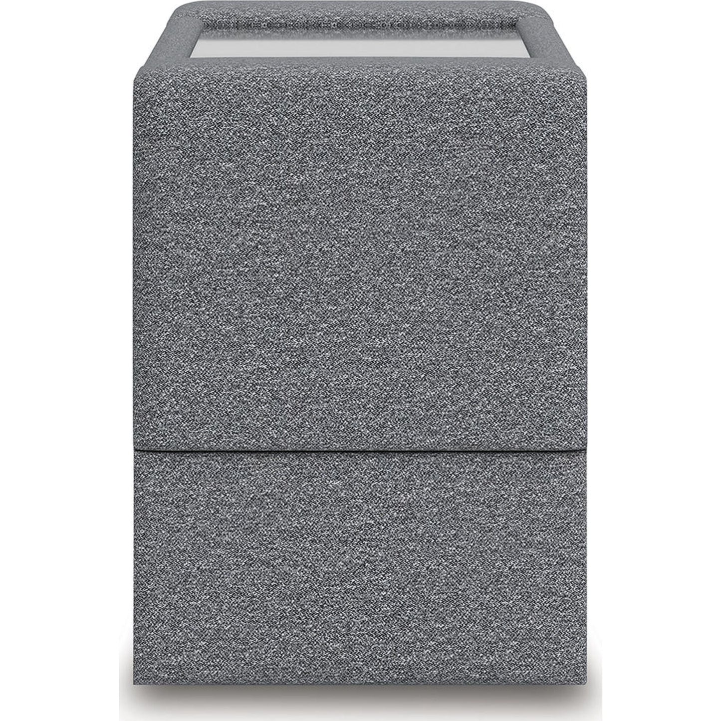 Canapé d'angle modulaire 8 pièces exclusif à Omaha, avec système audio et rangement