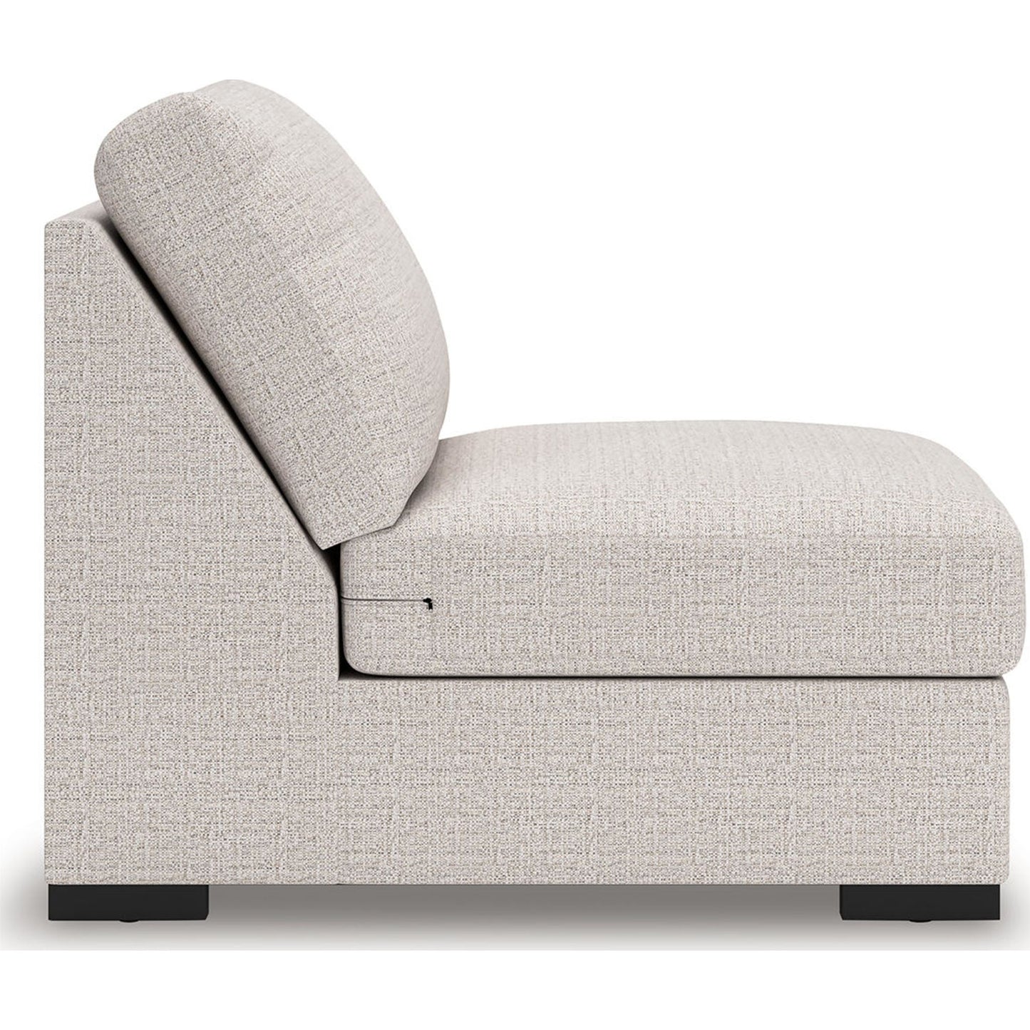 Canapé d'angle modulaire 5 pièces exclusif à Omaha avec double méridienne et double rangement