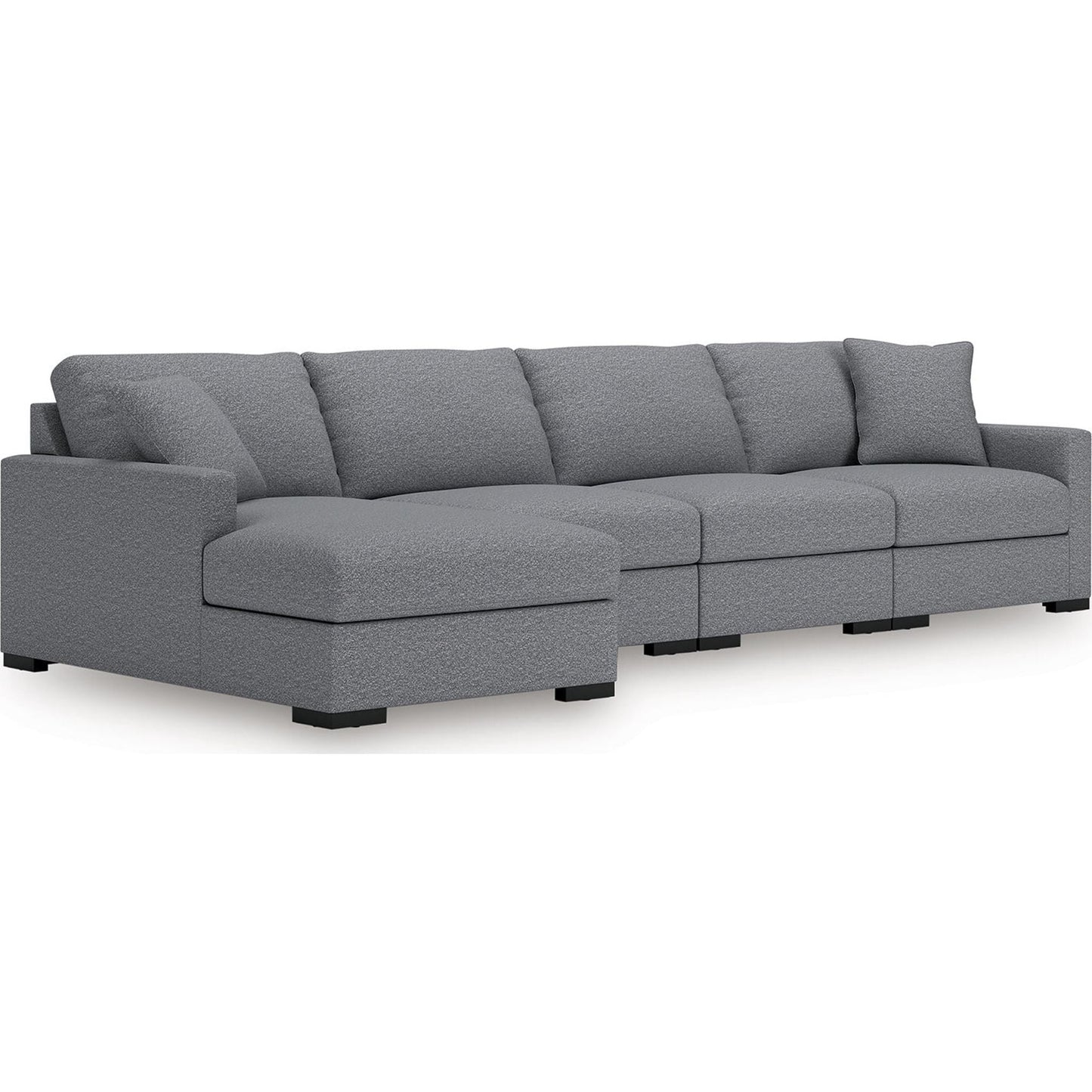 Canapé d'angle modulaire 4 pièces avec méridienne, exclusivité Omaha