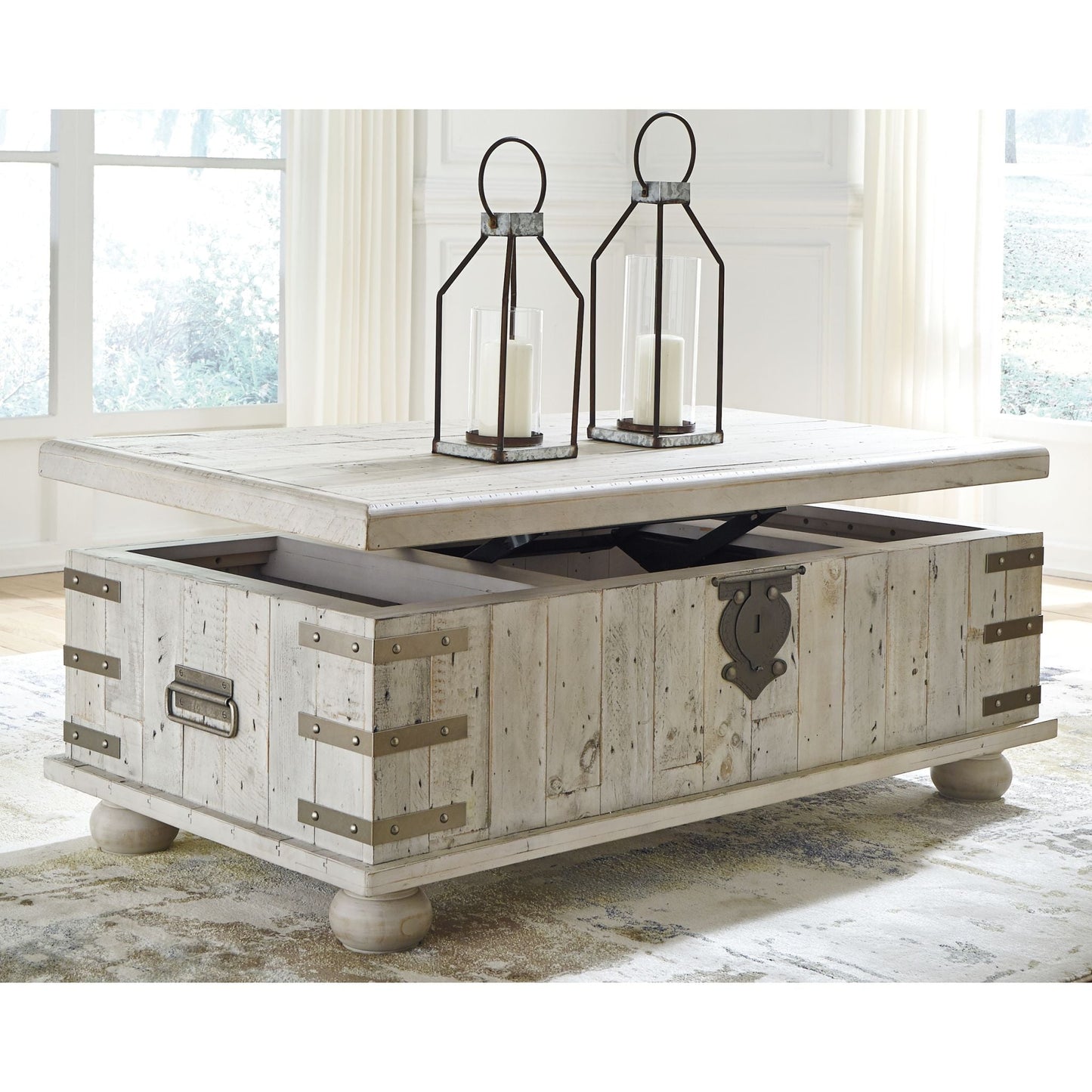 Table basse Carynhurst avec plateau relevable