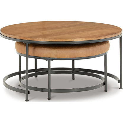 Tables basses gigognes Drezmoore (lot de 2)