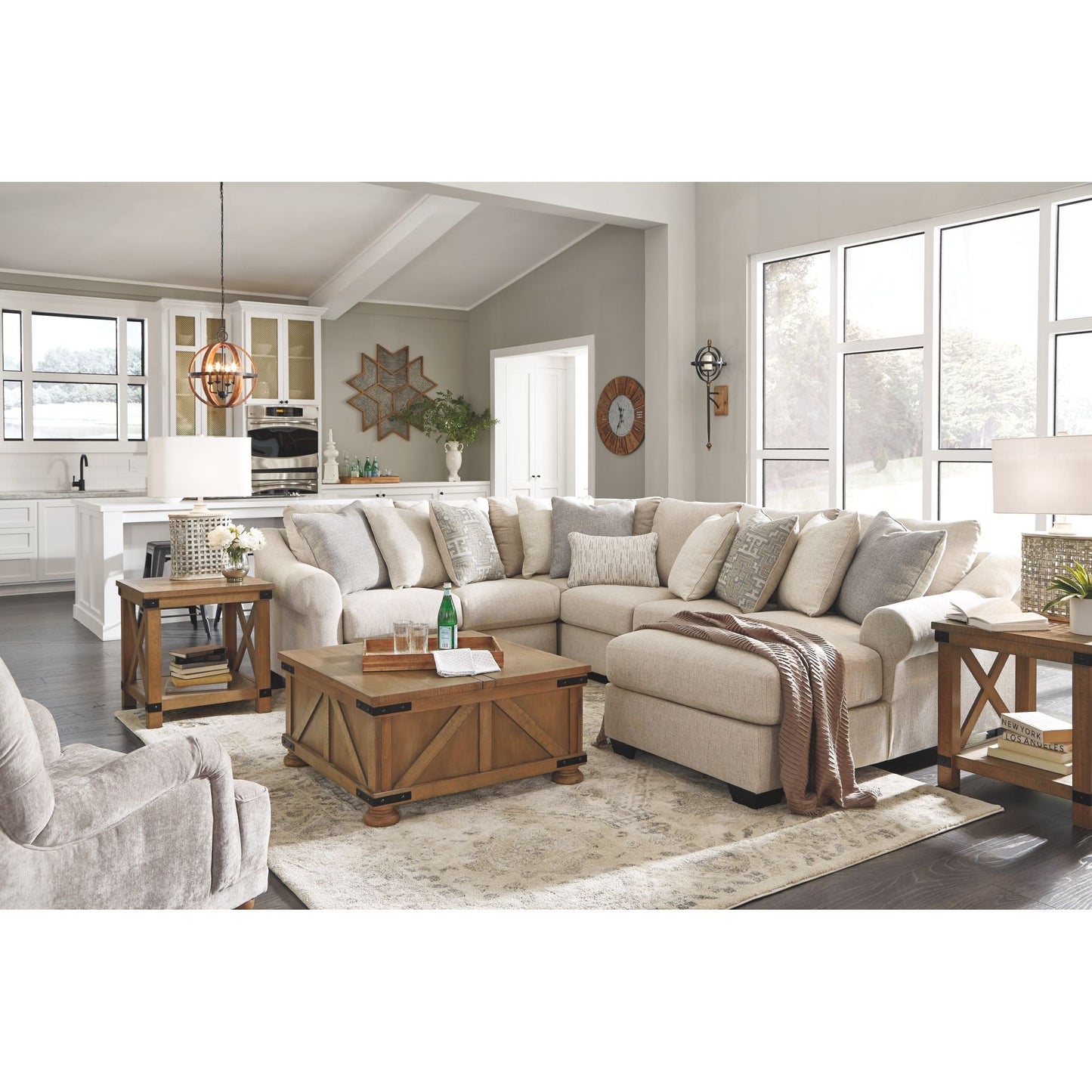 Canapé d'angle 4 pièces exclusif Carnaby