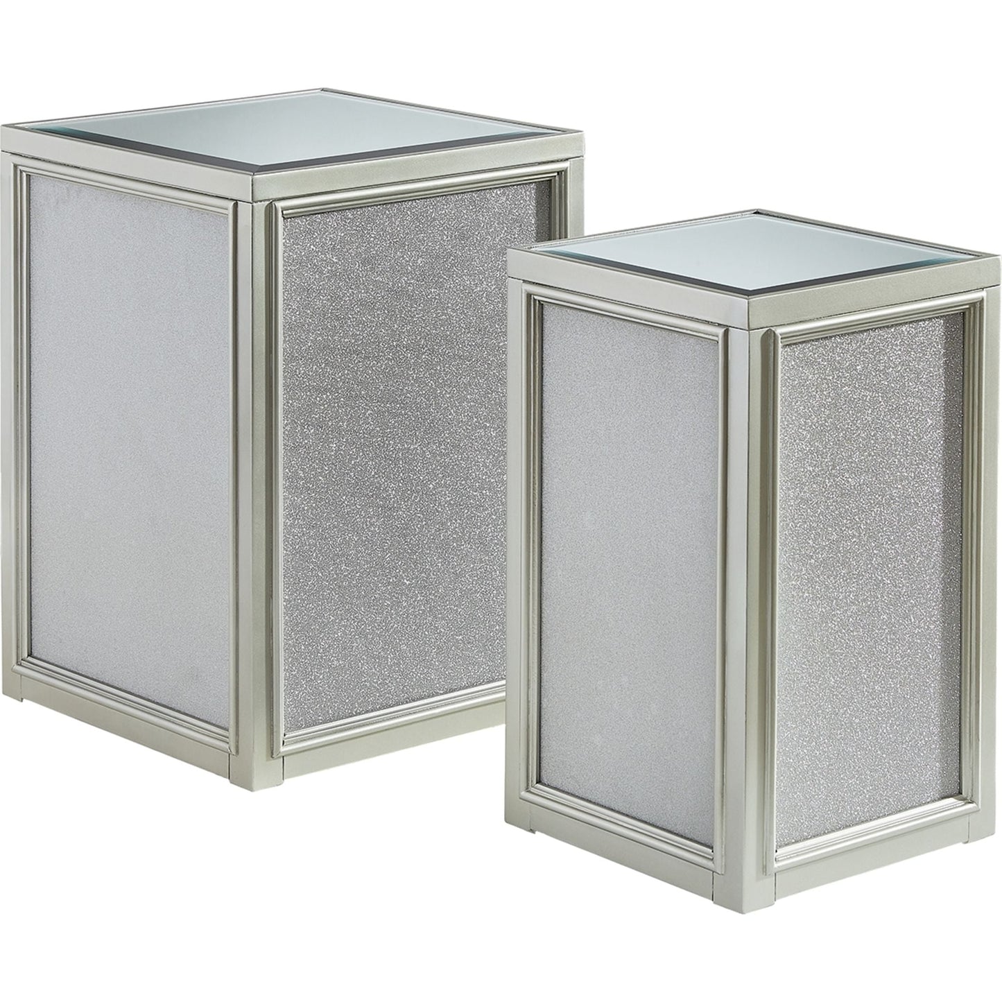 Tables d'appoint gigognes Traleena (lot de 2)