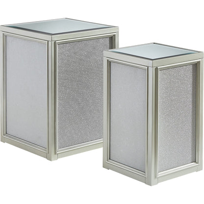 Tables d'appoint gigognes Traleena (lot de 2)