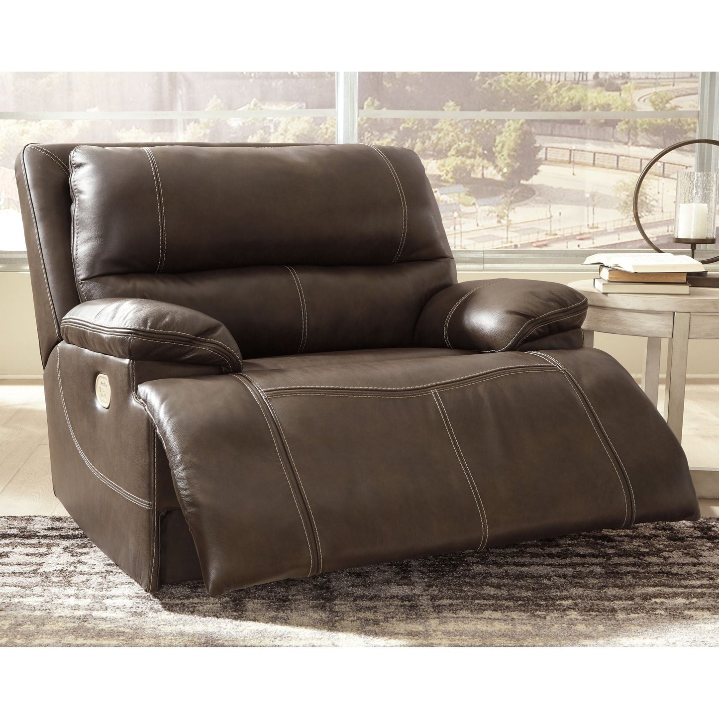 Fauteuil inclinable Ricmen à assise large avec fonction électrique