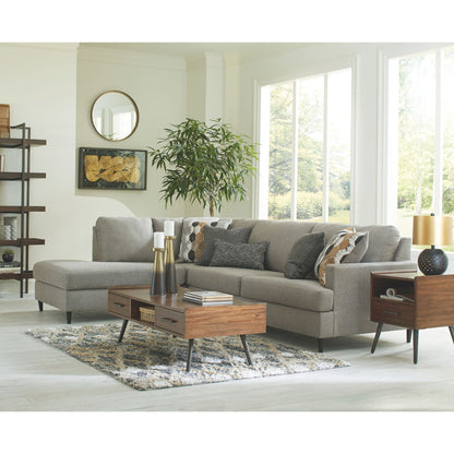 Canapé d'angle 2 pièces exclusif Santasia avec méridienne