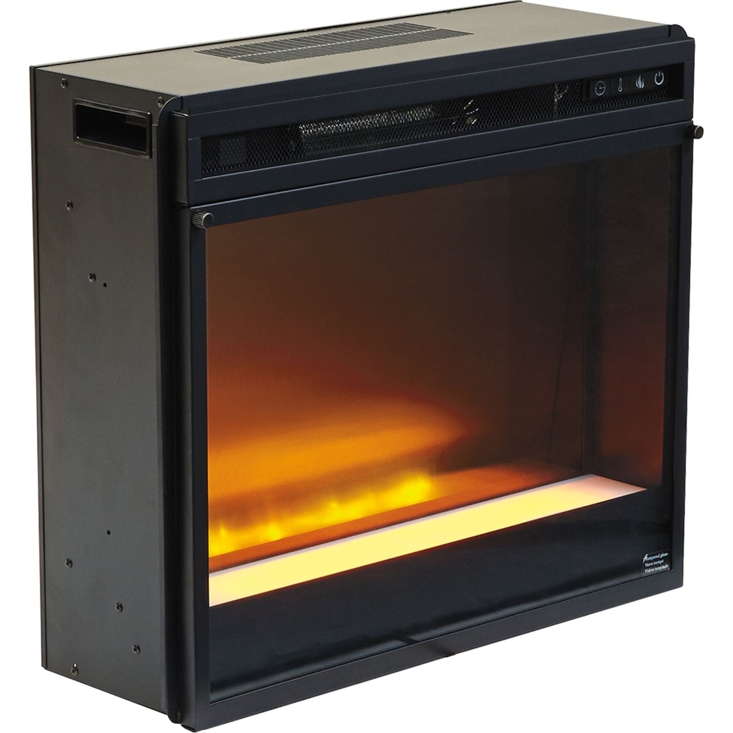 Meuble TV Chanceen avec cheminée