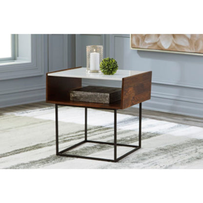 Table d'appoint rectangulaire Rusitori
