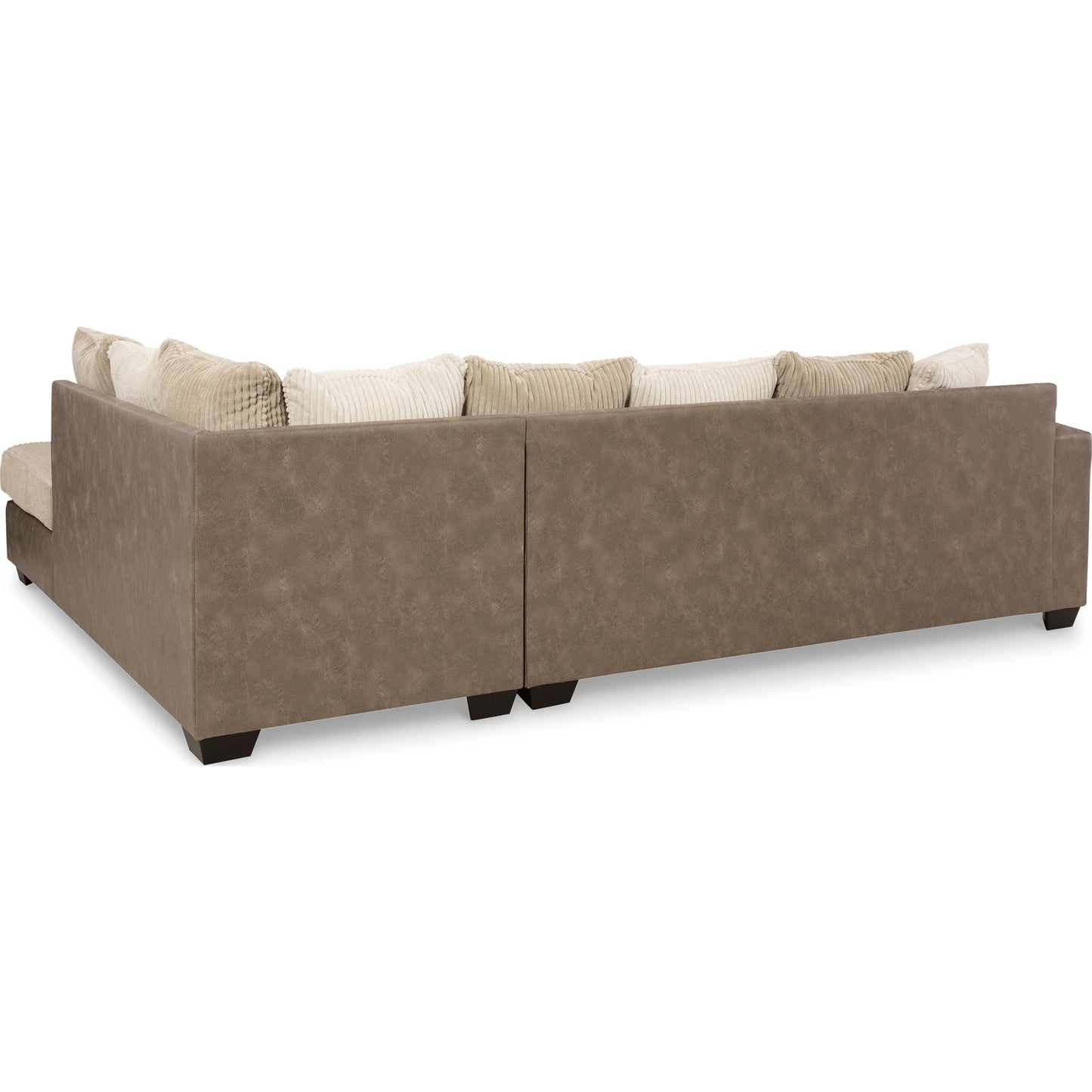 Canapé d'angle Keskin 2 pièces avec méridienne