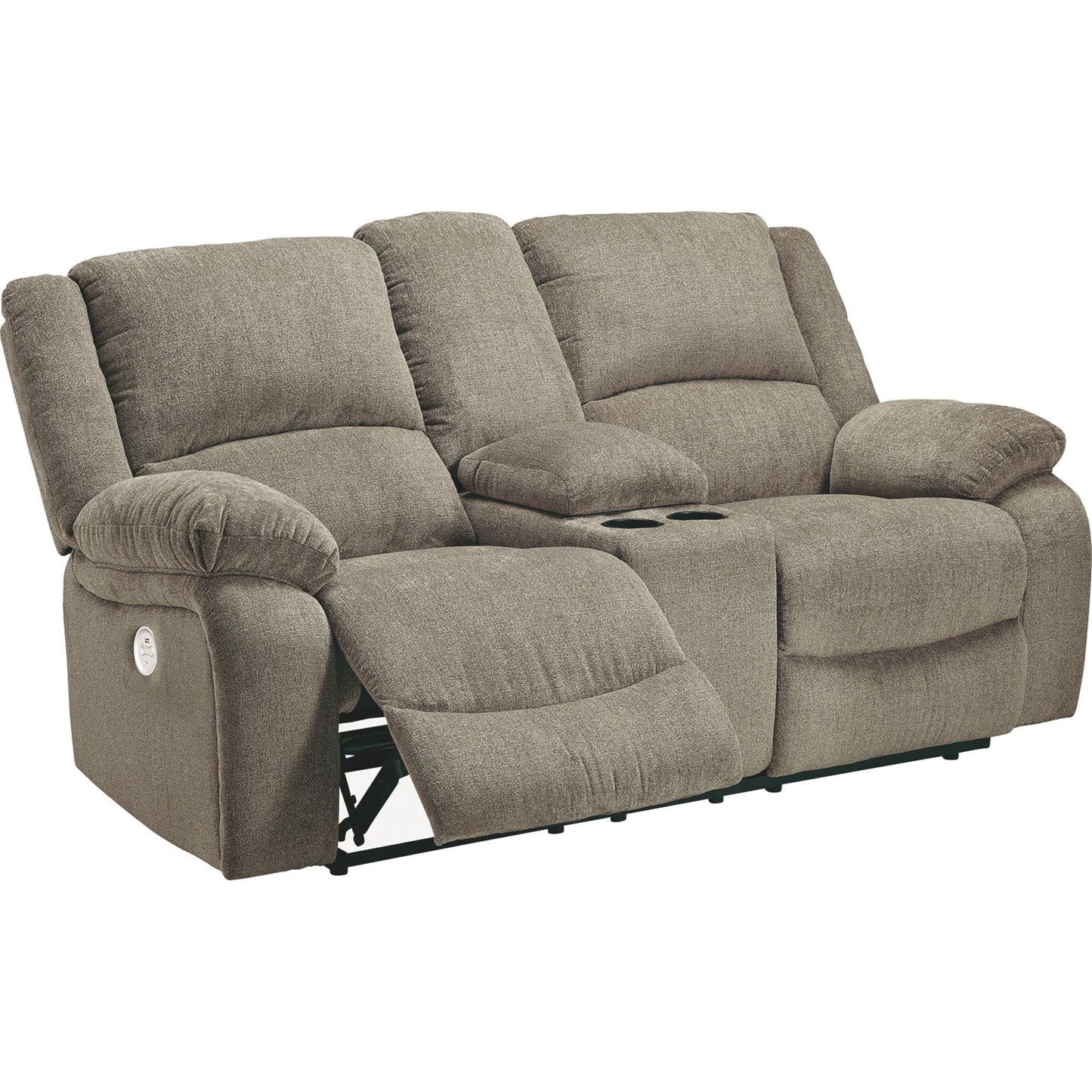 Canapé inclinable électrique Draycoll avec console