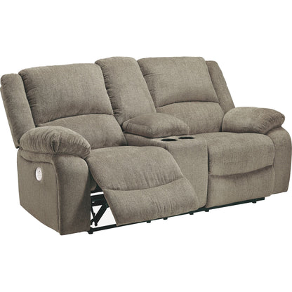 Canapé inclinable électrique Draycoll avec console