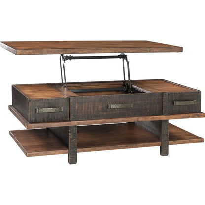 Table basse Stanah avec plateau relevable