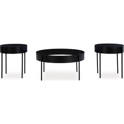 Ensemble de 3 tables d'appoint Ardoline