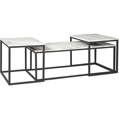 Ensemble de tables d'appoint Donnesta (ensemble de 3)