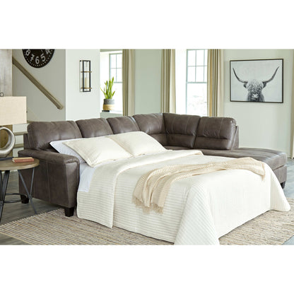 Canapé d'angle convertible Navi 2 pièces avec méridienne