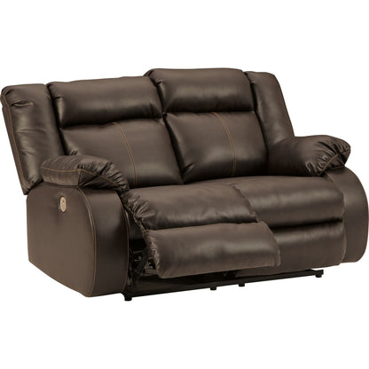 Canapé inclinable deux places Denoron avec alimentation électrique