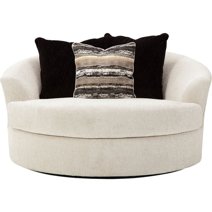 Fauteuil pivotant surdimensionné exclusif Cambri