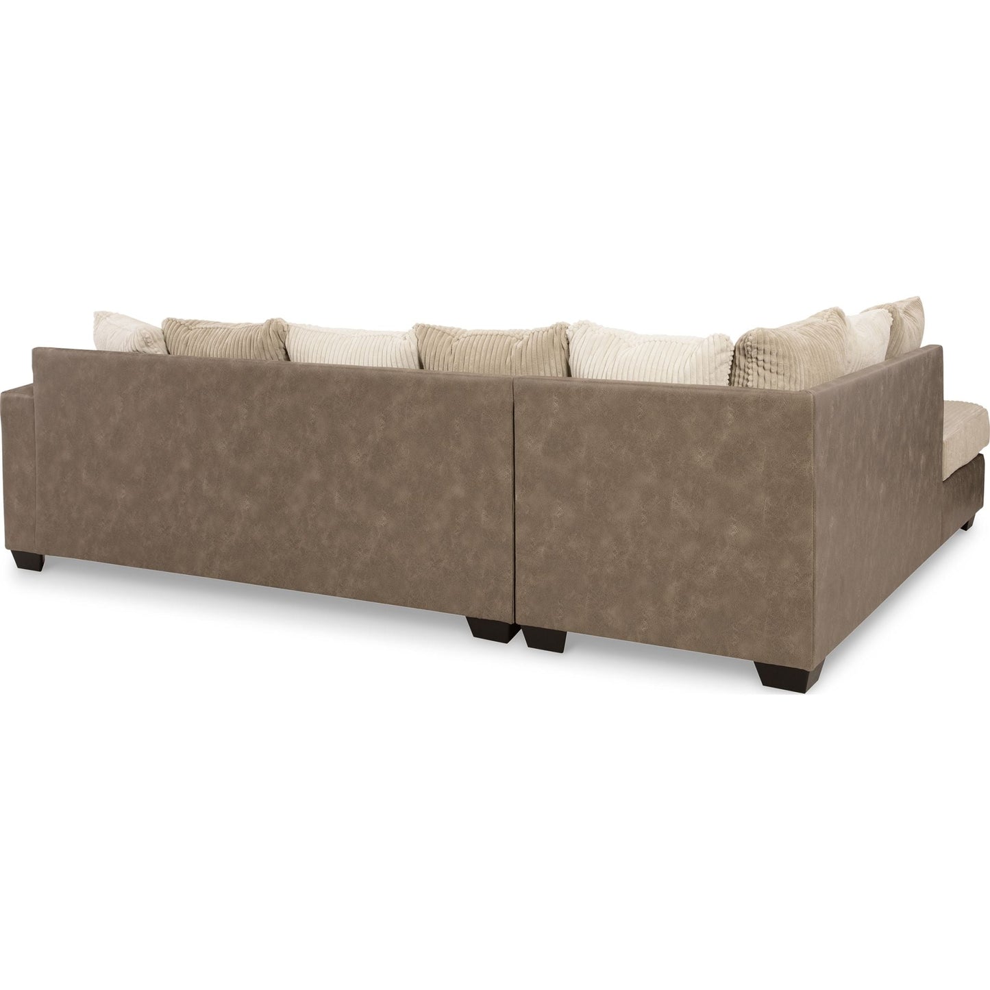 Canapé d'angle Keskin 2 pièces avec méridienne