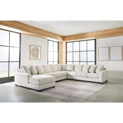 Canapé d'angle 5 pièces exclusif Lerenza avec méridienne