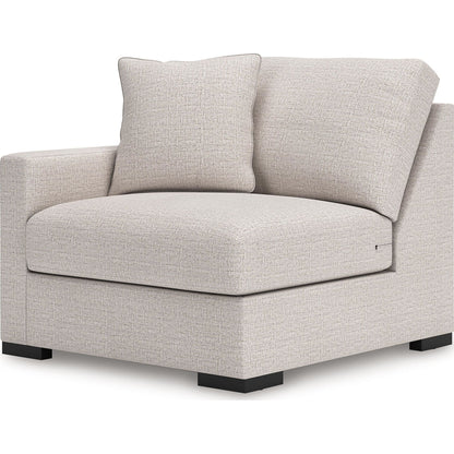 Canapé d'angle modulaire 4 pièces exclusif Omaha avec rangement et méridienne