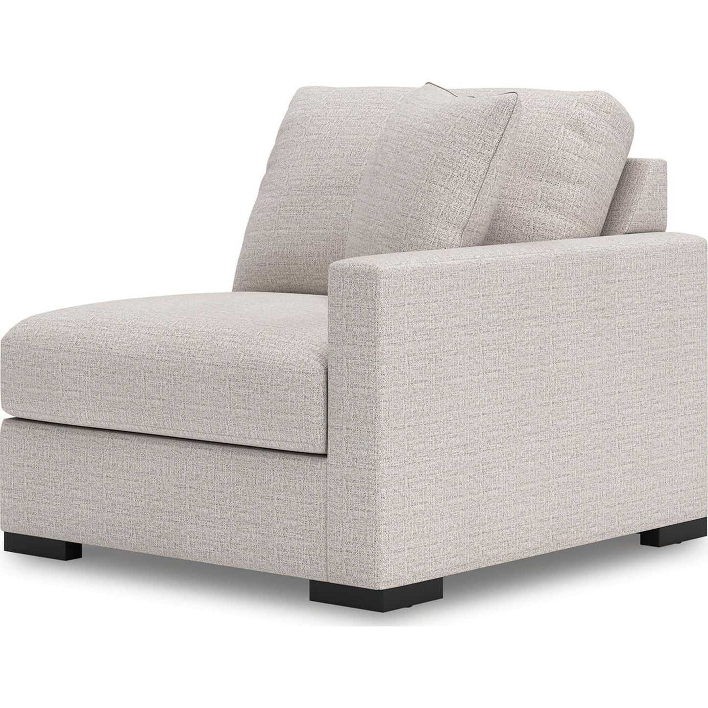 Canapé d'angle modulaire 4 pièces exclusif à Omaha, avec système audio et méridienne