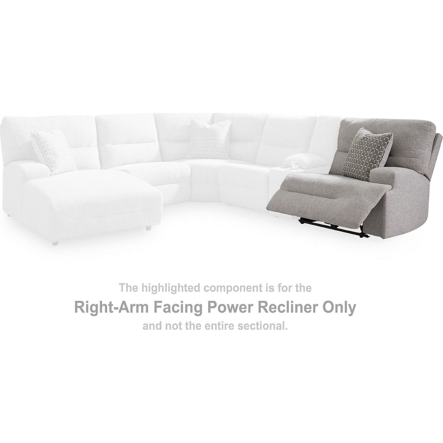 Canapé d'angle inclinable électrique 5 pièces Acklen Place